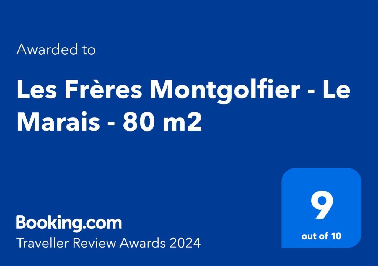 Les Freres Montgolfier - Le Marais - 80 M2 Lejlighed Paris Eksteriør billede